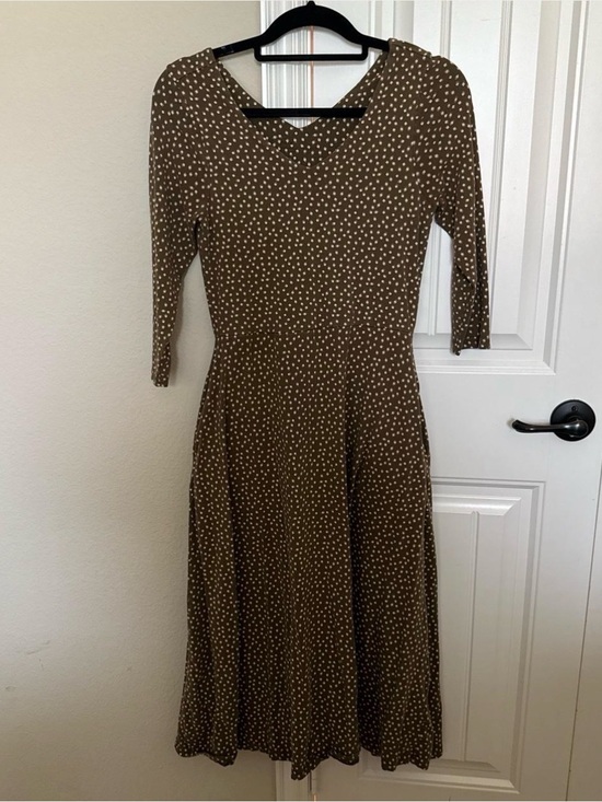 Pact Dresses & Skirts - ‼️NWOT: Pact Organic Women's Black 3/4 Sleeve Fit & Flare Dress - M